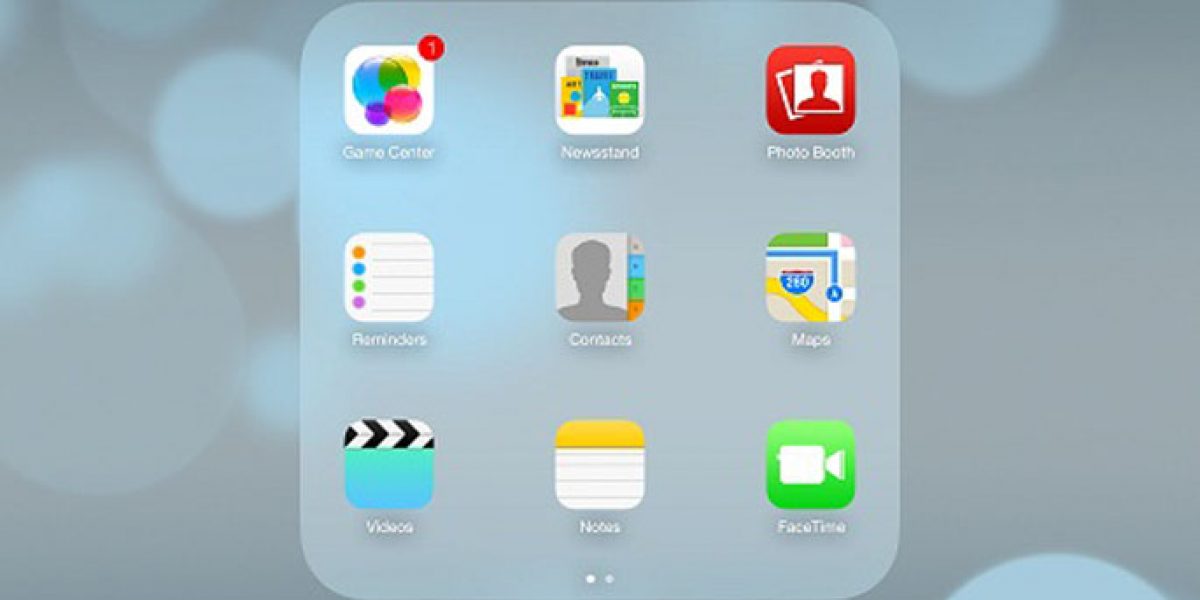 Mise à jour iPad iOS 7